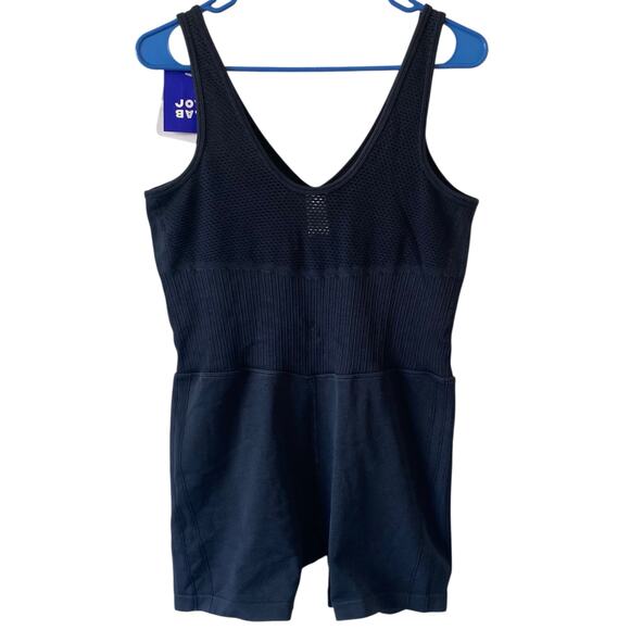 NEW JOYLAB Activewear One Piece Bodysuit Charcoal Gray XXL Sporty Compression - Picture 3 of 5